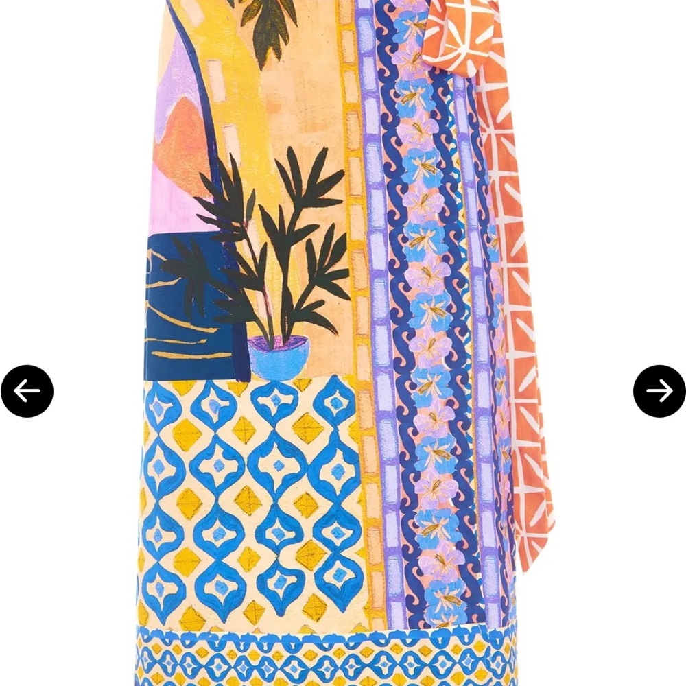 Marie Oliver Luna Printed Wrap Skirt